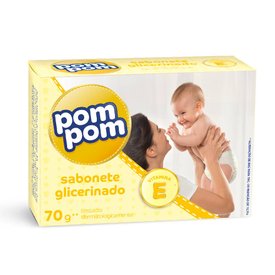 SABONETE INFANTIL POM POM GLICERINADO 70G