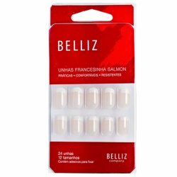 Unhas Belliz Francesinha Salmon