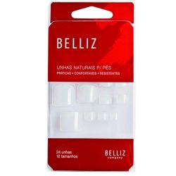 Unhas Postiças Belliz Naturais Para Os Pés