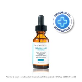 SÉRUM FACIAL ANTIACNE E OLEOSIDADE SKINCEUTICALS BLEMISH+AGE DEFENSE 30ML