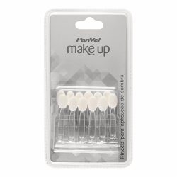 Pincel Para Sombra Panvel Make Up Com 12 Unidades