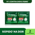 ANALGÉSICO E ANTITÉRMICO NOVALGINA DIPIRONA 1G 2 COMPRIMIDOS EFERVESCENTES