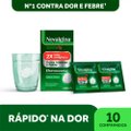 ANALGÉSICO E ANTITÉRMICO NOVALGINA DIPIRONA 1G 10 COMPRIMIDOS EFERVESCENTES