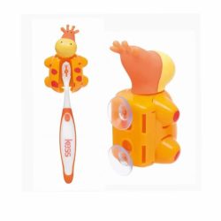 Escova Dental Infantil Kess C/capa Protetora Bichos