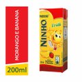 BEBIDA LÁCTEA NINHO FRUTI MORANGO E BANANA 200ML