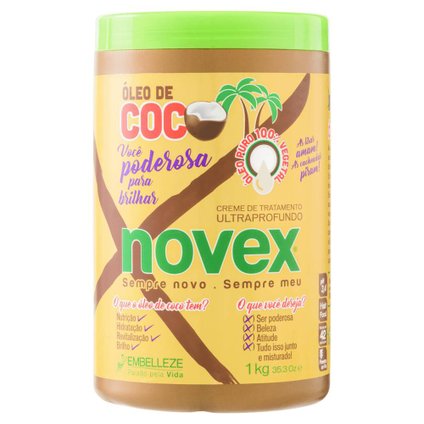 CREME DE TRATAMENTO NOVEX ÓLEO DE COCO 1KG