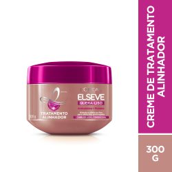 Creme De Cabelo Elseve Quera Liso C/ Quimica 300g