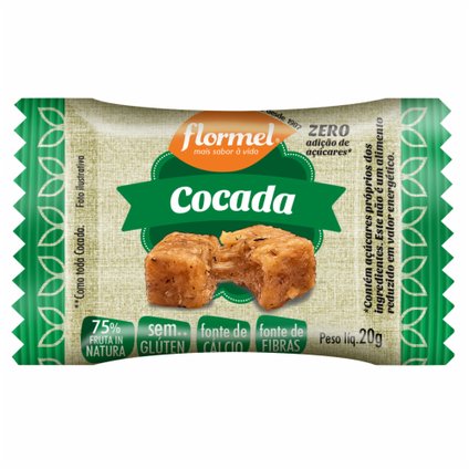 COCADA ZERO FLORMEL 25G