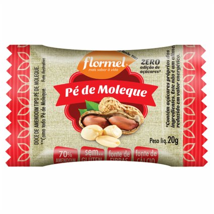 PÉ DE MOLEQUE ZERO FLORMEL 25G
