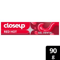Creme Dental Em Gel Closeup Proteção 360º Fresh Red Hot 90g