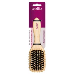 Escova De Cabelo Belliz Madeira Racket