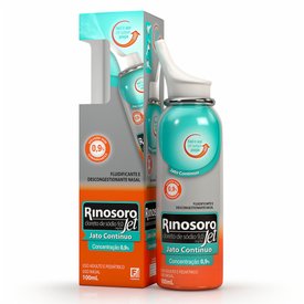 RINOSORO JET 0,9% SPRAY NASAL DE JATO CONTÍNUO 100ML