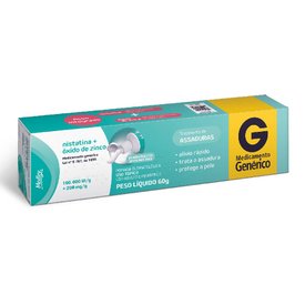 NISTATINA +OXIDO ZINCO POMADA 60G MEDLEY GENÉRICO P