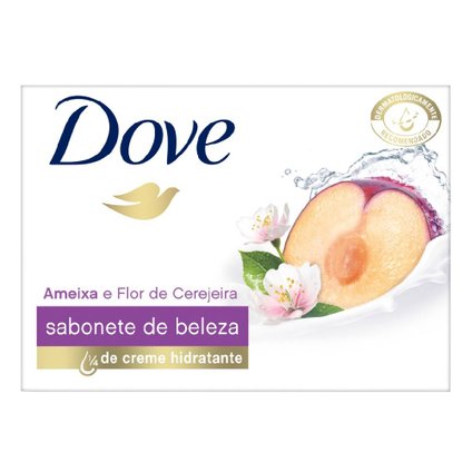 SABONETE EM BARRA DOVE GO FRESH AMEIXA  FLOR DE CEREJEIRA 90G