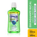 ENXAGUANTE BUCAL CEPACOL EXPERT MENTA PROTECT COM FLÚOR PAGUE 350ML LEVE 500ML