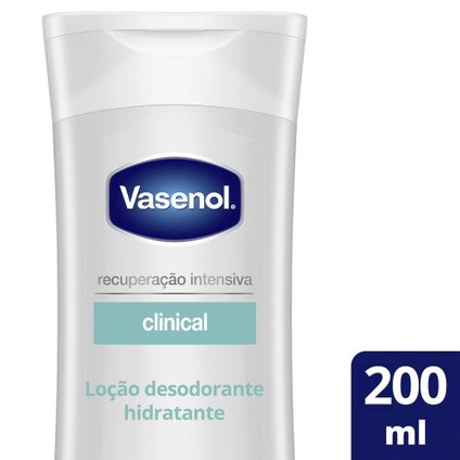 LOÇÃO DESODORANTE HIDRATANTE CORPORAL VASENOL CLINICAL 200ML