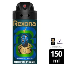 Desodorante Antitranspirante Aerosol Masculino Rexona Extracool 72 Horas 150ml
