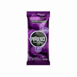 Preservativo Prudence Cores&sabores Uva C/6