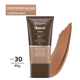 PROTETOR SOLAR EPISOL COLOR PELE MORENA MAIS FPS 30 40G