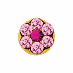 Brinco Studex Dayse Light Rose Ouro