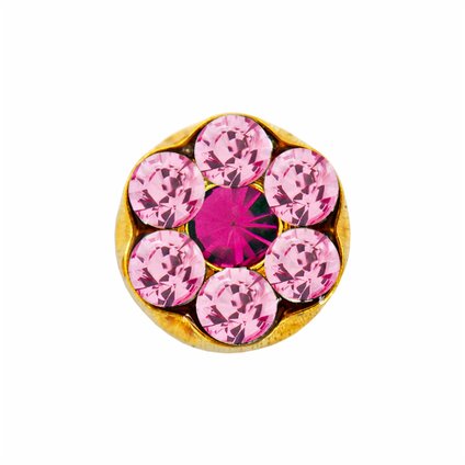 BRINCO STUDEX DAYSE LIGHT ROSE OURO