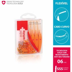 Escova Interdental Edel+white 0,45mm Com 6 Unidades