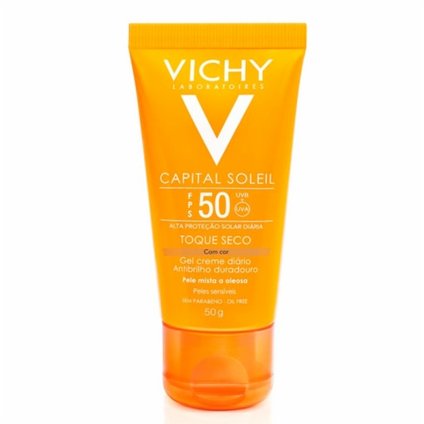 VICHY CAPITAL SOLEIL TOQUE SECO COM COR FPS 50 50G