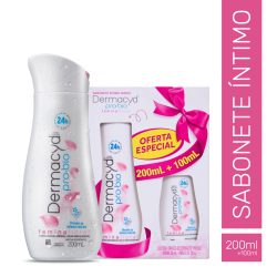 Kit Sabonete Íntimo Dermacyd Femina 24h 200ml + 100ml - Portinari