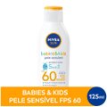 PROTETOR SOLAR NIVEA SUN KIDS & BABIES PELE SENSÍVEL FPS 60 125ML