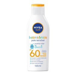 Protetor Solar Nivea Sun Kids Babies Pele Sensível Fps 60 125ml