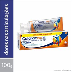 Cataflam Pro Xt 12 Horas Anti-inflamatório E Dor Muscular Diclofenaco Dietilamônio 23,2mg/g Gel 100g