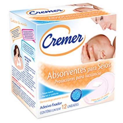 ABSORVENTE PARA SEIOS CREMER 12 UNIDADES