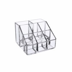 Porta Cosmetico 8 Divisorias Beaute Coza Cristal