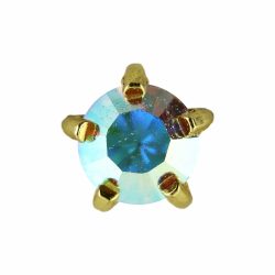 Brinco Studex Maxi Cristal Tiff Ouro