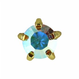BRINCO STUDEX MAXI CRISTAL TIFF OURO