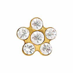 Brinco Studex Infantil Daisy Cristal