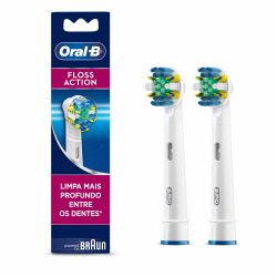 Refil Para Escova Elétrica Oral-b Flossaction - 2 Unidades