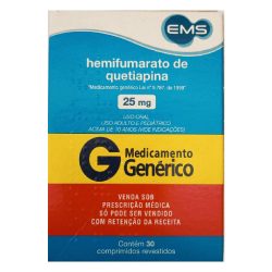 Kit Leve 4 Pague 3, Hem.quetiapina 25mg 30cp Rev Emsgen C1 Cada Um Saí Por R$ 29,99
