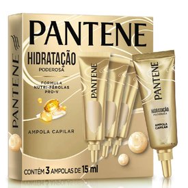 AMPOLA CAPILAR PANTENE PRO-V HIDRATAÇÃO PODEROSA 45ML