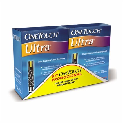 ONE TOUCH ULTRA LEVE100 PAGUE 75 TIRAS