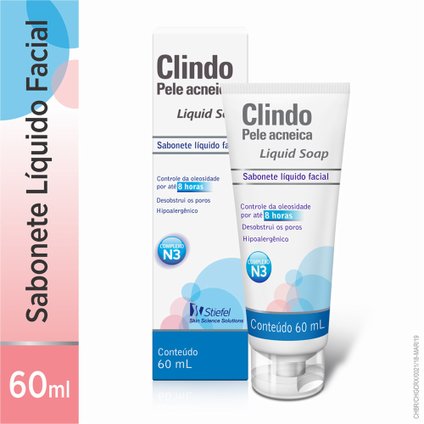 MOUSSE DE LIMPEZA CLINDO PELE ACNEICA 60G