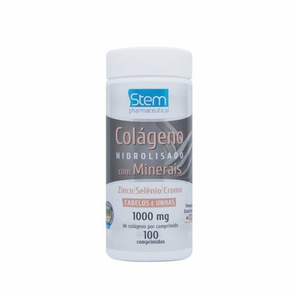 COLÁGENO HIDROLISADO 1000MG + MINERAIS  STEM 100 COMPRIMIDOS