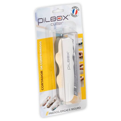 CORTA COMPRIMIDO PILBOX CUTTER CINZA