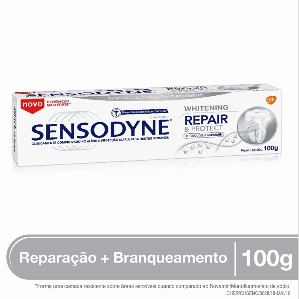 CREME DENTAL SENSODYNE REPAIR & PROTECT WHITENING100G