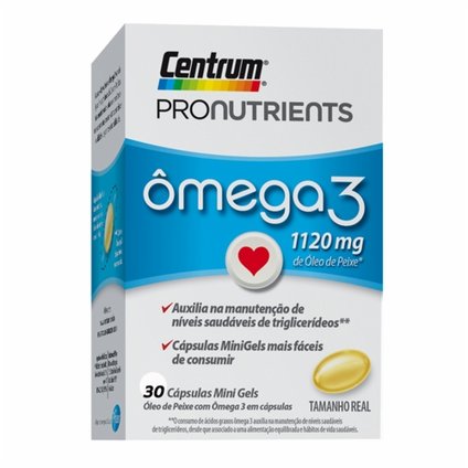 CENTRUM PRONUTRIENTES OMÊGA 3 30 COMPRIMIDOS