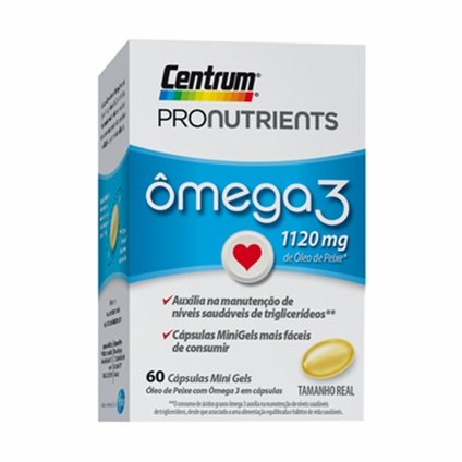 CENTRUM PRONUTRIENTES OMÊGA 3 60 COMPRIMIDOS