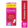 CAREFREE PROTETOR DIÁRIO PROTEÇÃO COM FRAGRÂNCIA 80 UNIDADES