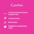 CAREFREE PROTETOR DIÁRIO PROTEÇÃO COM FRAGRÂNCIA 80 UNIDADES