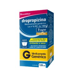 Dropropizina 3mg/ml Xarope 120ml Biosintética Génerico
