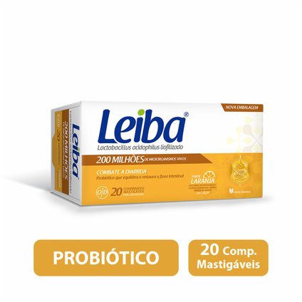 LEIBA 200MI OD 20 COMPRIMIDOS MASTIGÁVEIS